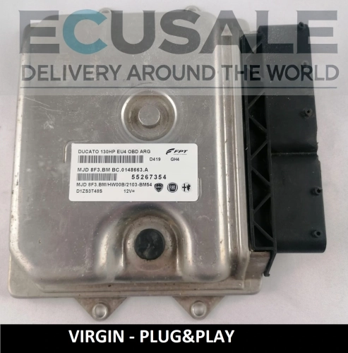 CENTRALINA do motor VIRGIN Fiat Ducato 2.3 55267354 MJD8F3.BM Euro 4 Plug and Play – pronta para instalação