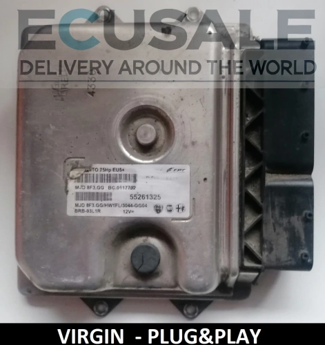 Centralina do motor Fiat Punto 1.3 55261325 MJD8F3.GG Euro 5 Plug Play – Sem necessidade de programação