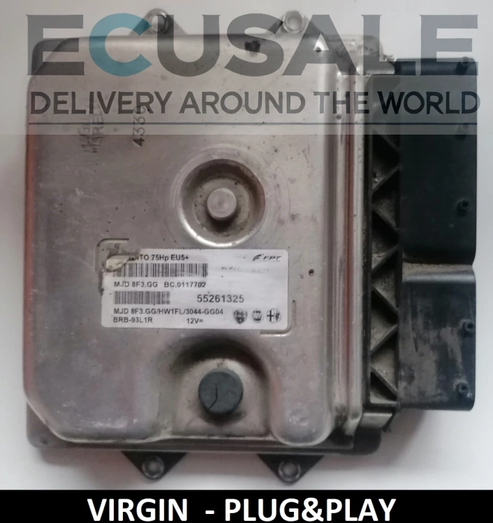 Centralina do motor Fiat Punto 1.3 55261325 MJD8F3.GG Euro 5 Plug Play – Sem necessidade de programação