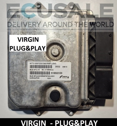 CENTRALINA 51892330 MJD8F2A3 para Alfa Romeo MiTo 1.3 – VIRGIN Plug and Play – sem necessidade de programação