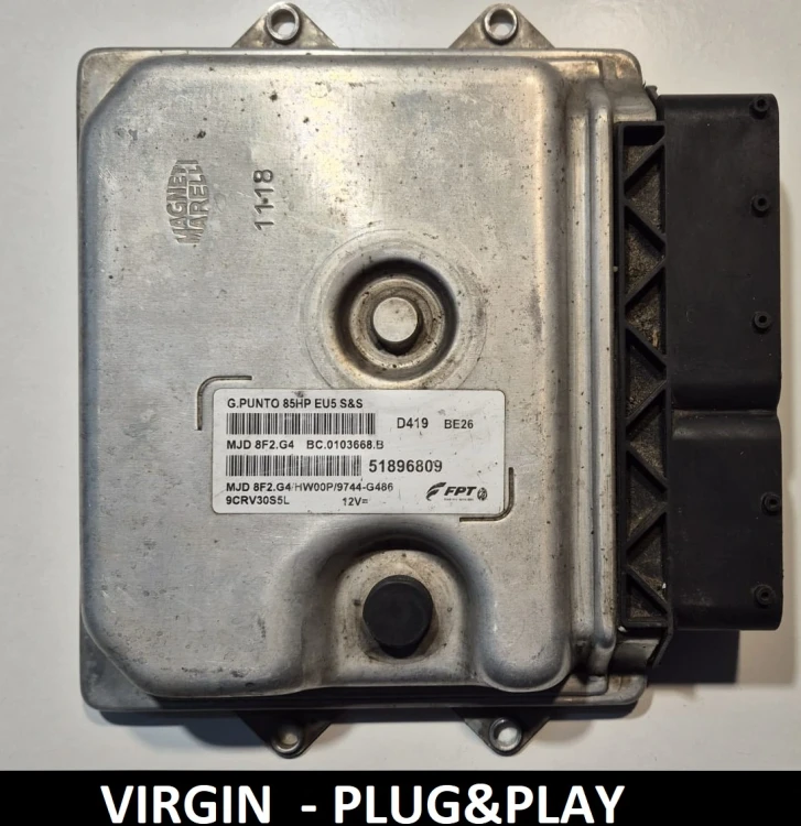 51896809 MJD 8F2.G4 sterownik silnika Fiat Punto 1.3 Multijet