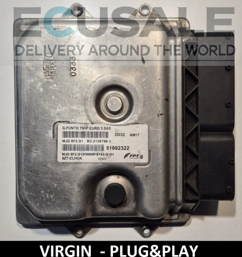 Geprüftes Motorsteuergerät für Fiat Punto  51892322  – einsatzbereit, keine Programmierung erforderlich