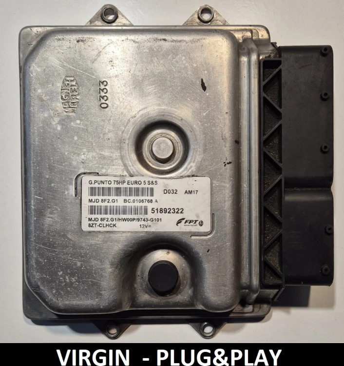 51892322 MJD 8F2.G1 Fiat Punto 1.3 Multijet engine control unit