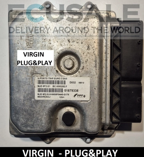MOTORSTEUERGERÄT für Fiat Punto 1.3 – 51879338 MJD8F2.G1 Euro 5 – VIRGIN, einsatzbereit