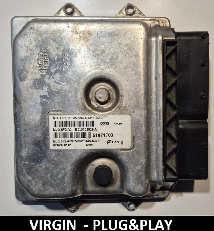 51871703 MJD 8F2.A3 Alfa Romeo MiTo 1.3 Multijet engine control unit