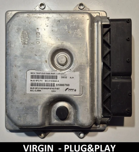 51880760 MJD 8F2.F4 centralina do motor Fiat Fiorino 1.3 Multijet