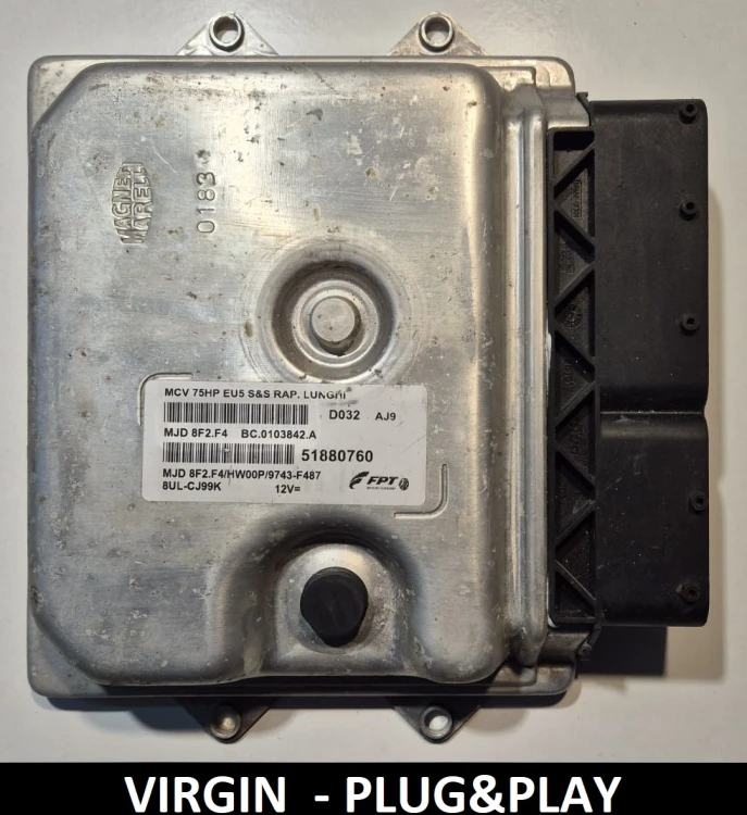 51880760 MJD 8F2.F4 centralina do motor Fiat Fiorino 1.3 Multijet