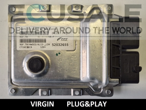 centralina do motor FIAT PUNTO PANDA 1.2 52032655 9GF.TH plug and play