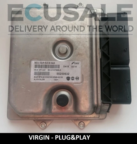 CENTRALINA DO MOTOR VIRGIN Fiat Ducato 2.3 55250632 MJD8F3.Q1 – Plug &amp; Play, pronta para instalação