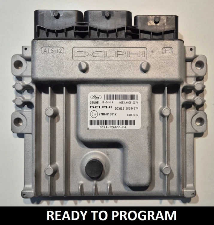 BG91-12A650-FJ 28284374 Ford 2.0 TDCi engine control unit Delphi DCM3.5