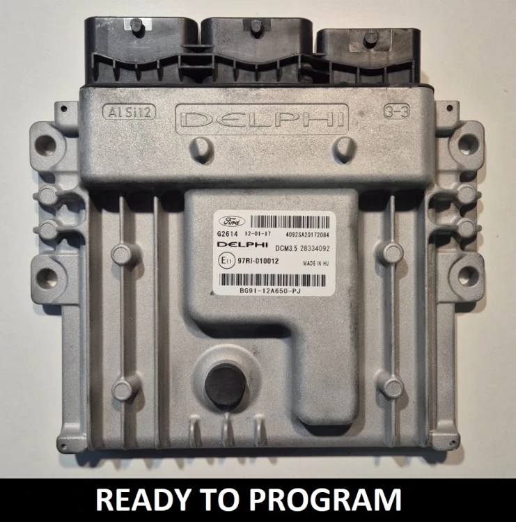 BG91-12A650-PJ 28334092 Ford 2.0 TDCi engine control unit Delphi DCM3.5