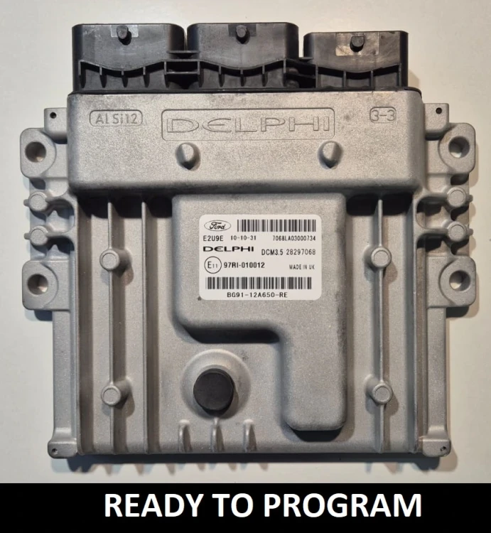 BG91-12A650-RE 28297068 Ford 2.0 TDCi engine control unit Delphi DCM3.5