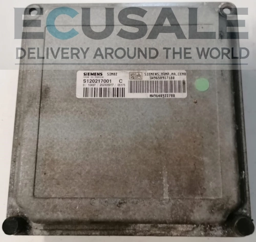 Centralita de caja de cambios automática SIM82  S120217001C SW 9658917180 HW  9640922780