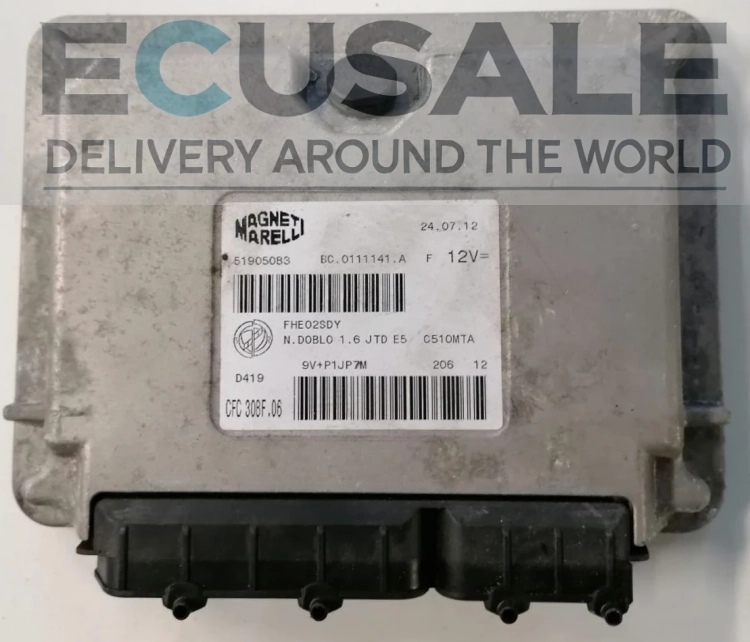 Automatikgetriebe Steuergerät Fiat Doblo 51905083 CFC30BF.06 CFC30BF06 .webp