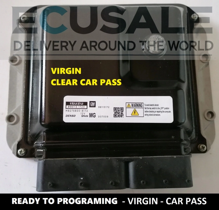 ECU 98113172 MG MB275800-8172  OPEL CENTRALINA DO MOTOR