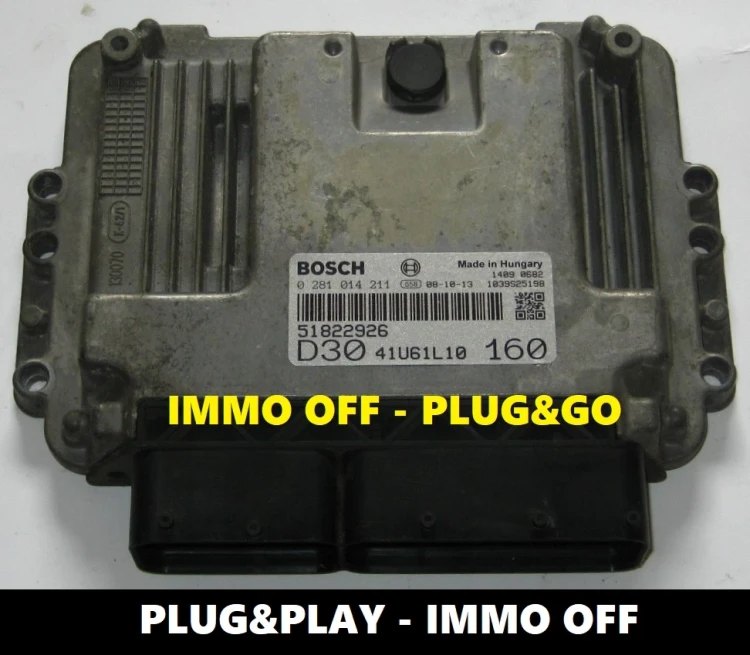 51822926 0281014211 Bosch engine control unit Fiat Ducato 3.0 – additional view
