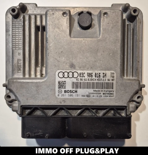 03C906016BH 0261S06191 centralita de motor Bosch MED17.5.5 Audi A1 1.4 TFSI