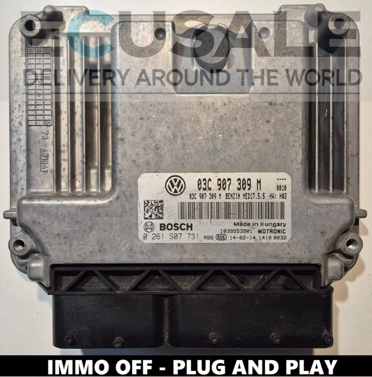 steuergerät VW PASSAT 1.4 0261S07731 03C907309M PLUG&amp;amp;amp;amp;PLAY