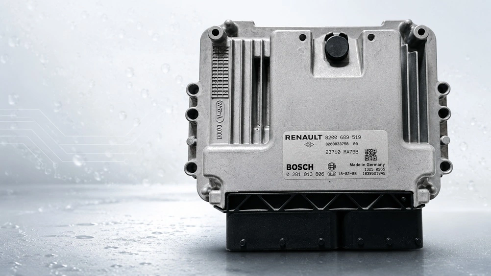 Bosch-Motorsteuergerät 0281013806 mit Wasserschaden für Renault Master und Mascott 3.0 dCi